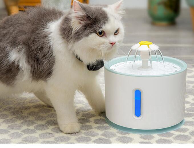 ファッショナブル自動給水器犬猫用給水機ペットボウル飲水器フィルター付き