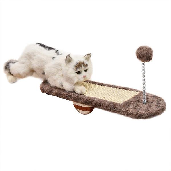 猫 子猫、シーソーおもちゃ