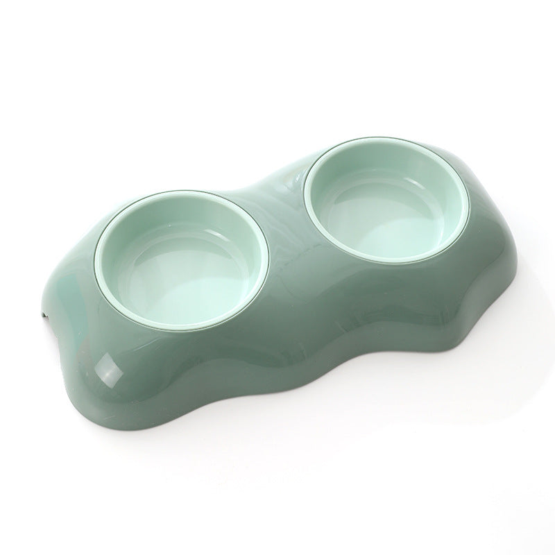 ダブルドッグボウル ペット用給水器・餌やりボウル 転倒防止 子犬用ペットフィーダー ペット用品 アクセサリー ペットグッズ
