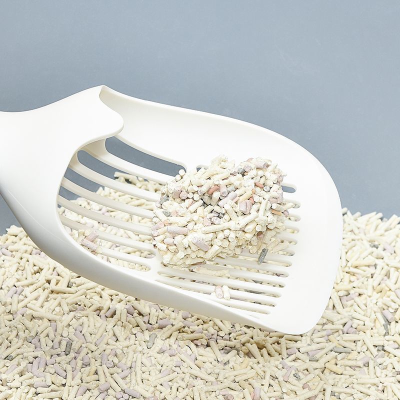 猫用トイレシャベル プラスチック製猫砂スコップ 台座付き 自動洗浄猫砂シャベル 子猫用トイレ清掃用具 猫用品