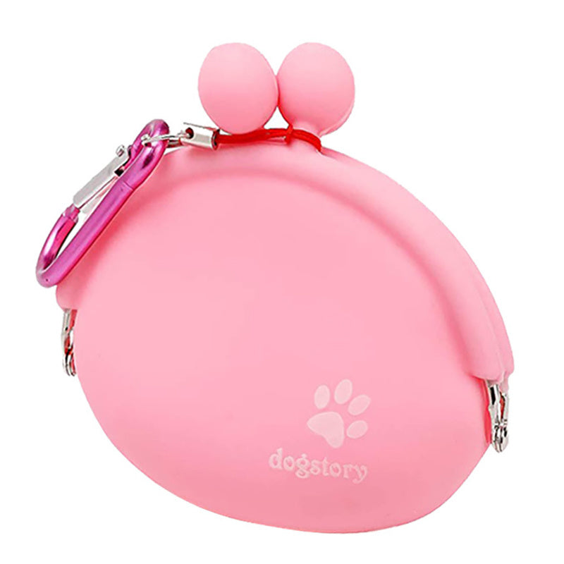シリコン製ペット犬用トレーニングフードスナックポケットバッグ 散歩用犬用トレーニングフード収納ウエストポーチ ペット用お出かけアウトドア商品 ドッグトリートバッグ