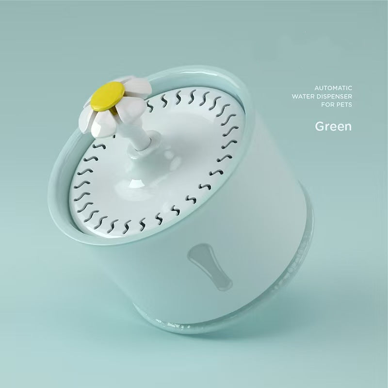 ペット給水器 小さな花の噴水フィルター ループドリンクファウンテン