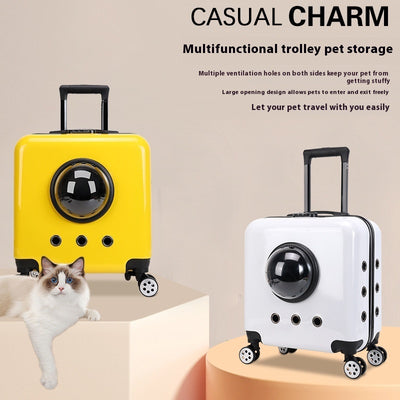 宇宙カプセル型 猫キャリーバッグ 機内持ち込み対応