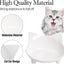 滑り止め猫用ボウル 猫用食器 ペットボウル ひげ疲れ軽減用浅型猫用水入れ 犬用ボウル 子猫、小型犬、小動物用広口給餌ボウル