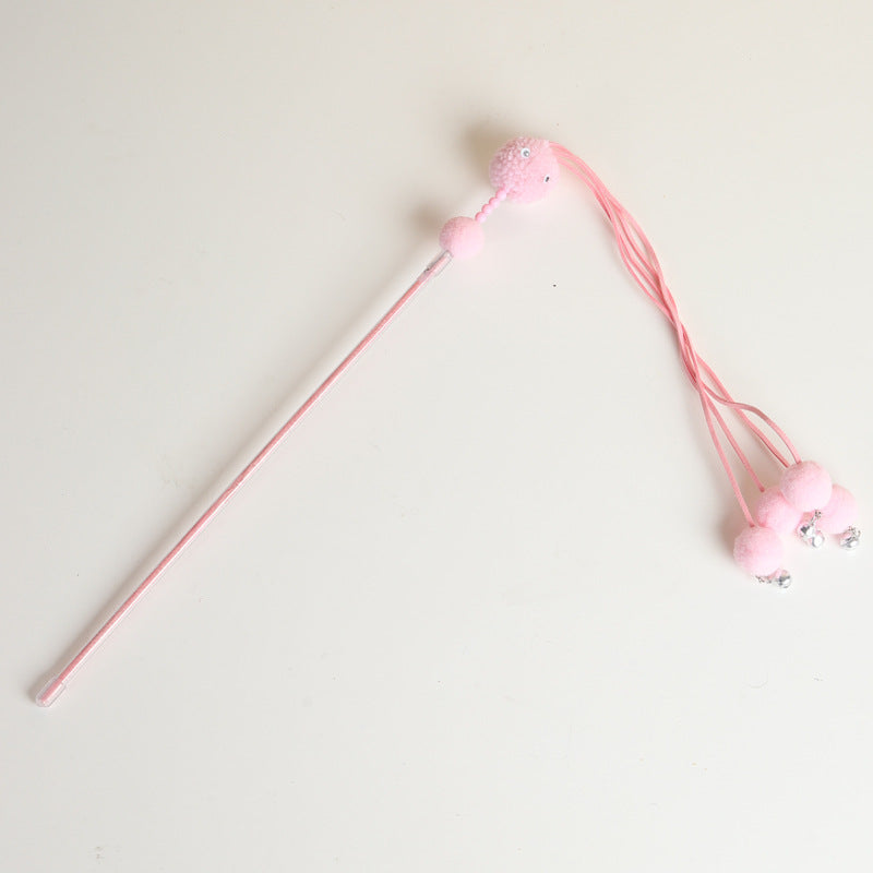 おもしろい猫棒卸売 ピピタオ 新しい猫用品 自己幸福ペットおもちゃ タッセルおもしろい猫棒 猫おもちゃ