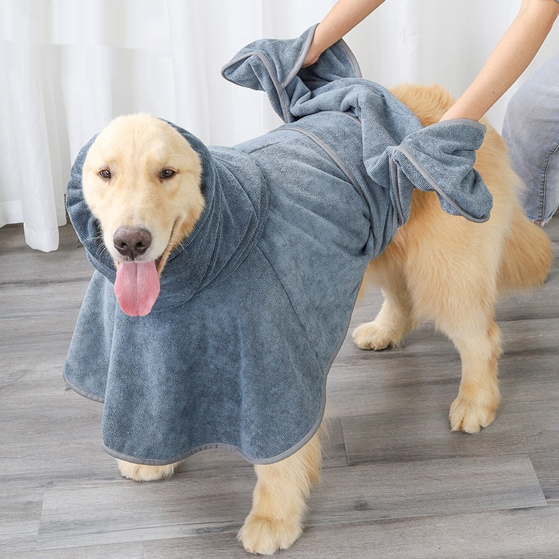 ペット用綿製犬用バスタオル 吸水速乾