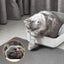 ペット猫用EVA二層洗面台マット 飛び散り防止フィルター砂 猫用トイレマット 耐摩耗性 傷防止 キャッテリーパッド