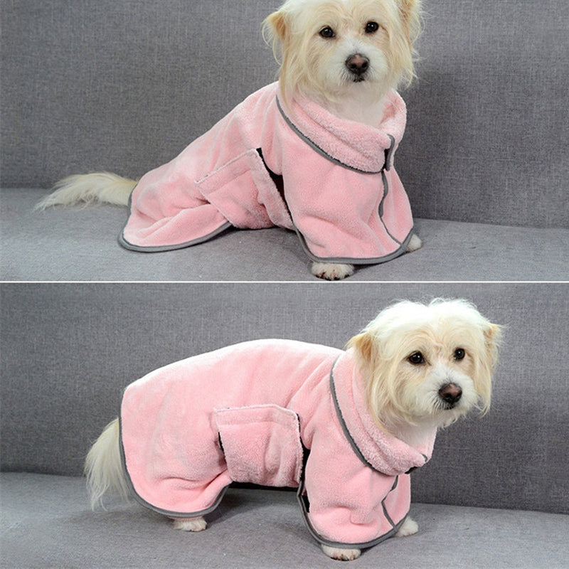 速乾性ペット吸水タオル犬用バスローブ ペット犬用バスタオル 犬猫用マイクロファイバー吸水ペット乾燥タオル ペット用品