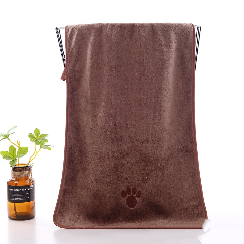 ポリエステル製ペット猫犬用速乾性バスタオル