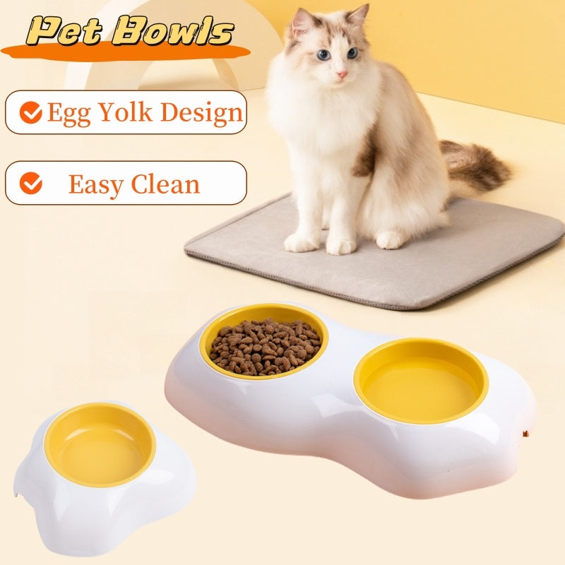 ダブルドッグボウル ペット用給水器・餌やりボウル 転倒防止 子犬用ペットフィーダー ペット用品 アクセサリー ペットグッズ