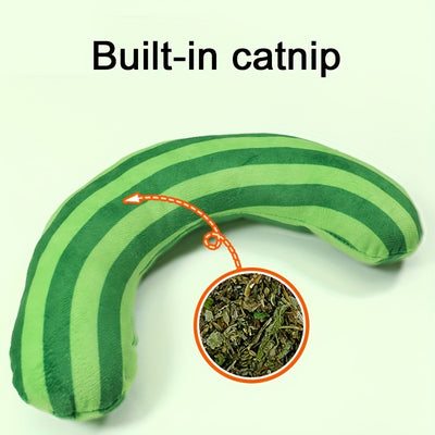 猫用おもちゃセット 猫用ぬいぐるみ キャットニップ入り ストライプ柄 猫用枕