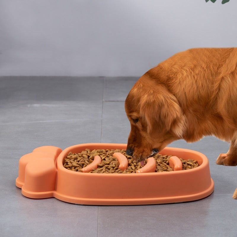大根犬用早食い防止・転倒防止ペットボウル