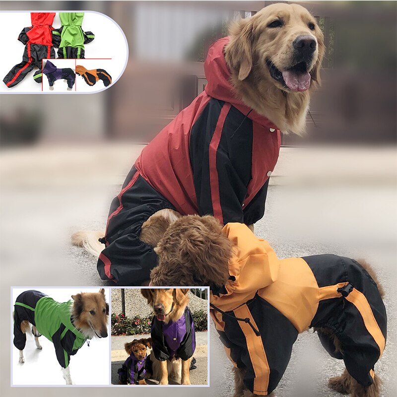 大型犬用ペットレインコート
