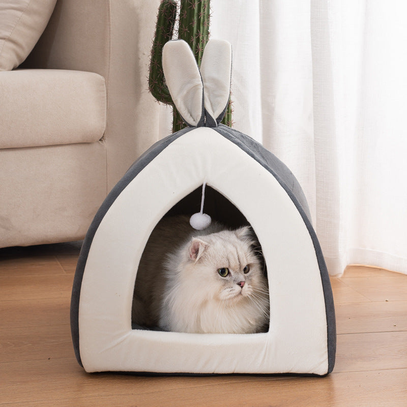 猫用ベッド四季通用