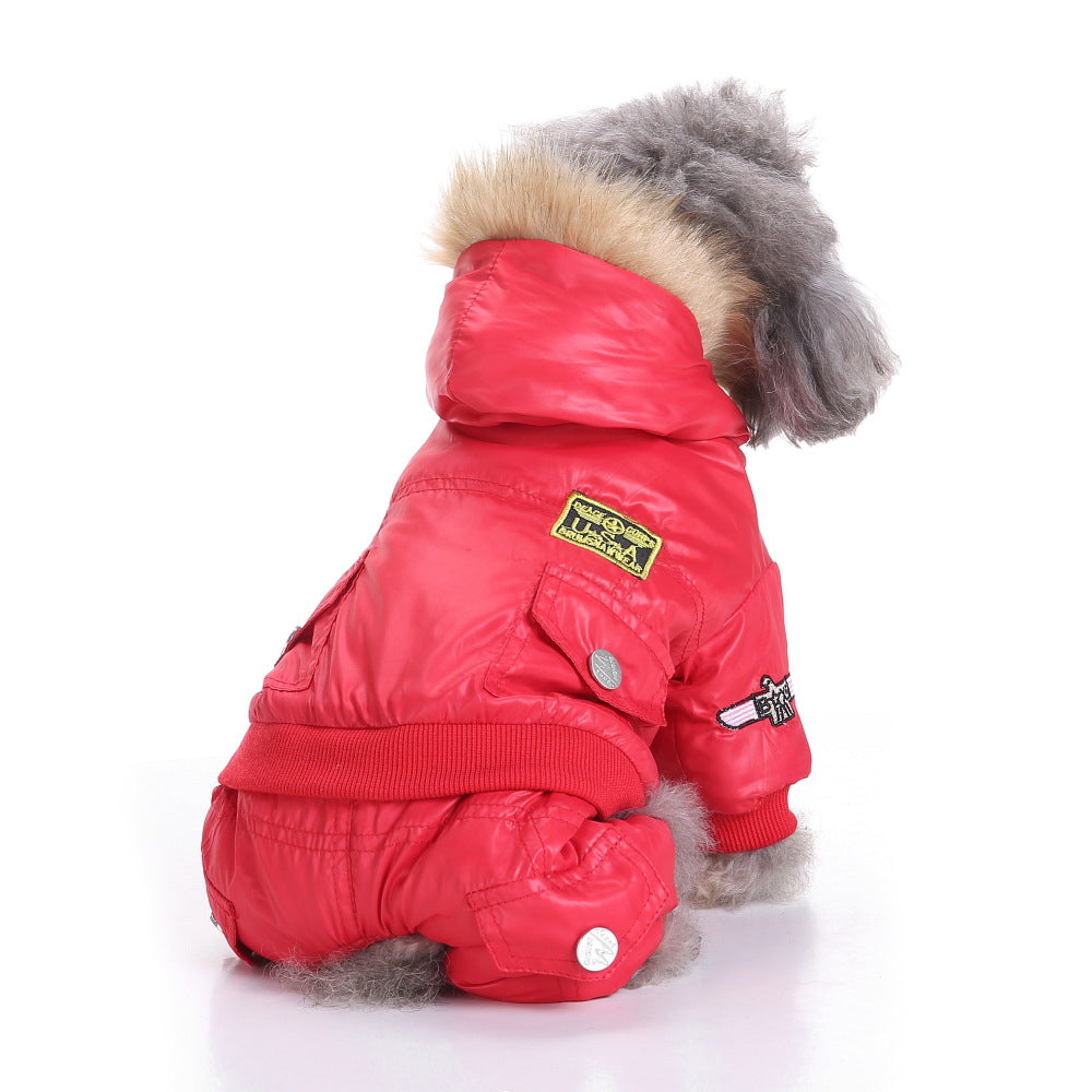 四本足の犬用服