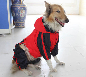 大型犬用ペットレインコート