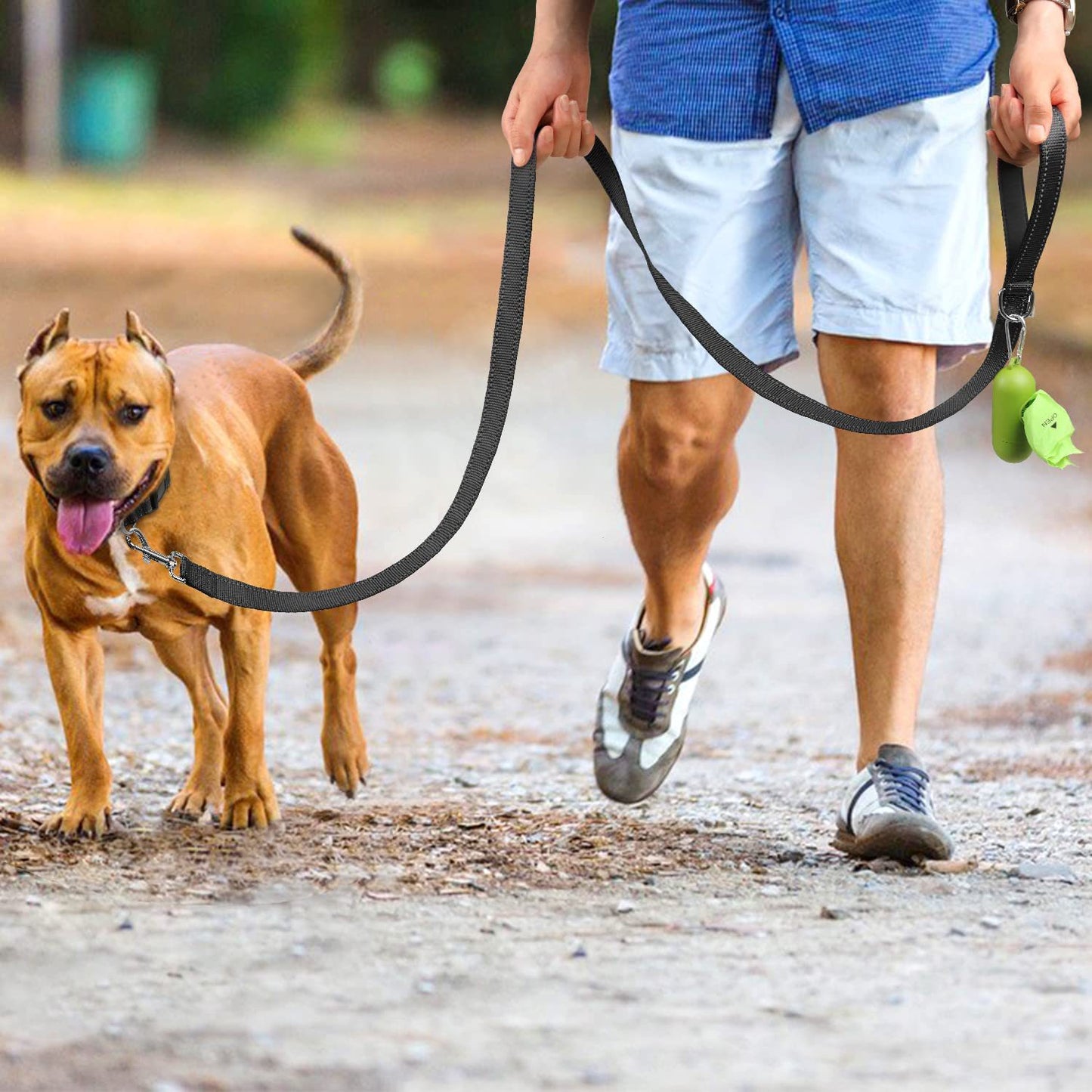 反射材付き犬用リード