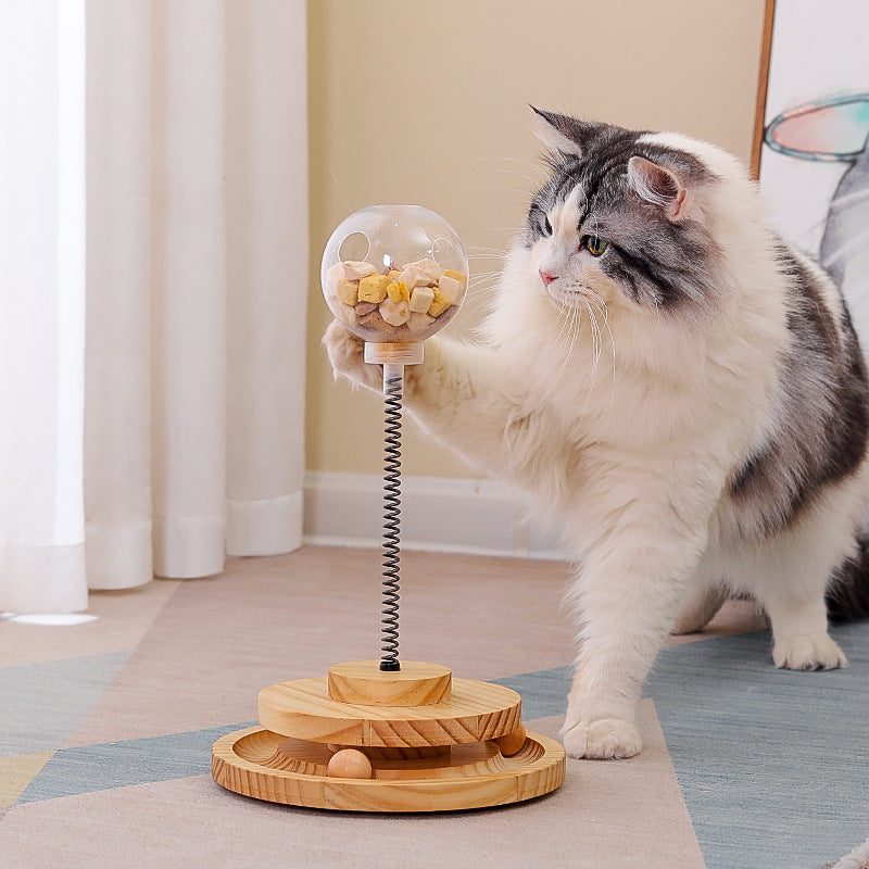猫のおやつディスペンサー 猫のおやつディスペンサーおもちゃ 猫おもちゃ 猫ニップスプリングトイ 猫 小型犬 早食い防止 おやつディスペンサー ペットおもちゃ