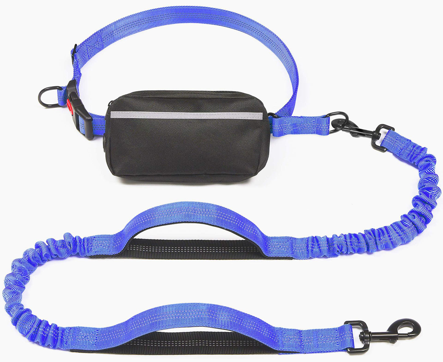 ペット用品 多機能ウエストパック ロープ 反射スリング 犬用ハンドロープ 伸縮リード