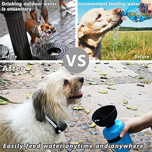 ペット用屋外折りたたみ式ボトル 犬用携帯水筒 ドッグウォーターディスペンサー