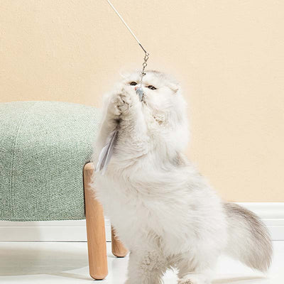 猫用おもちゃ レーザーセット 羽毛 面白い猫じゃらし