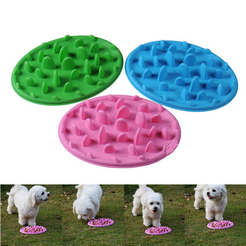 犬用早食い防止シリコン製ペットボウル