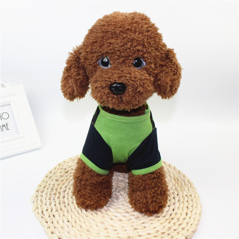 犬服 春夏服 キャラクタープリントTシャツ テディビションペットコスチューム ペットハロウィン服卸売