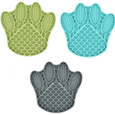 Amazon新製品 シリコン製犬用おやつマット ペット用餌入れ ゆっくり食べる猫用皿 犬用シリコン製早食い防止マット 窒息防止ボウル