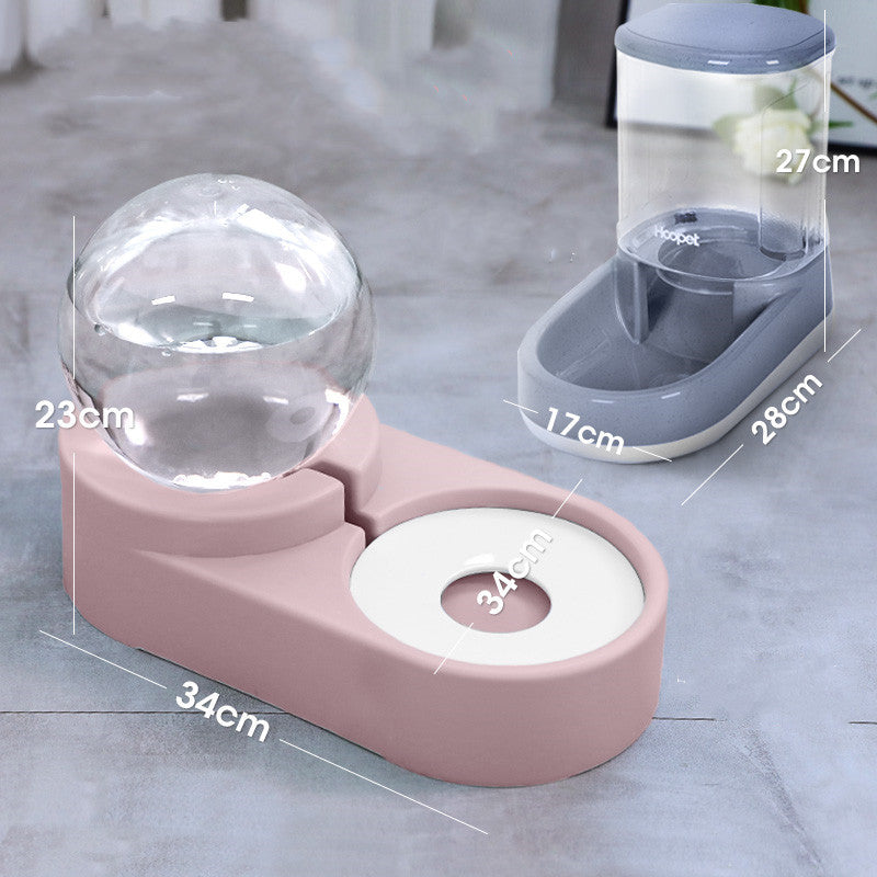 新製品 バブルボール ペット用給水器 犬猫兼用 自動給餌器 1.8L 子猫用 飲水ボウル 給餌コンテナ