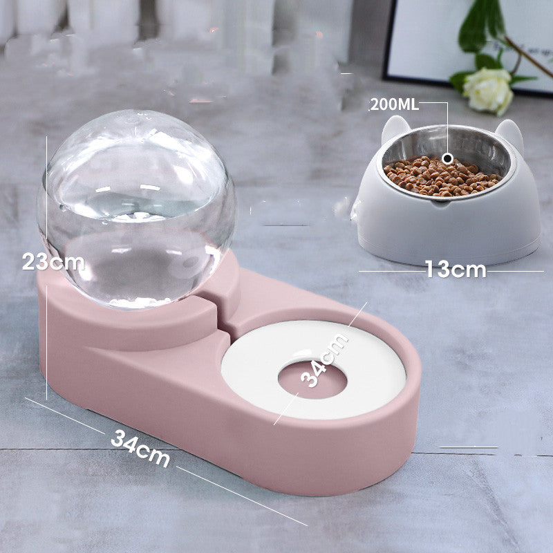 新製品 バブルボール ペット用給水器 犬猫兼用 自動給餌器 1.8L 子猫用 飲水ボウル 給餌コンテナ