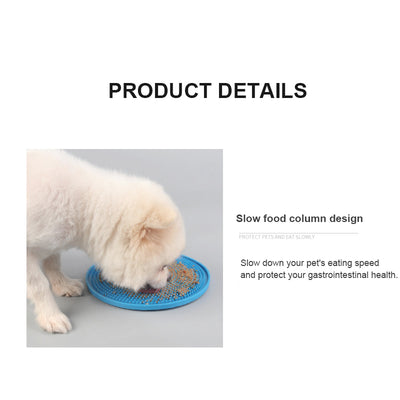 シリコン製ペットボウル 犬用舐めマット 早食い防止 丸呑み防止 転倒防止 シリコン製ドッグボウル