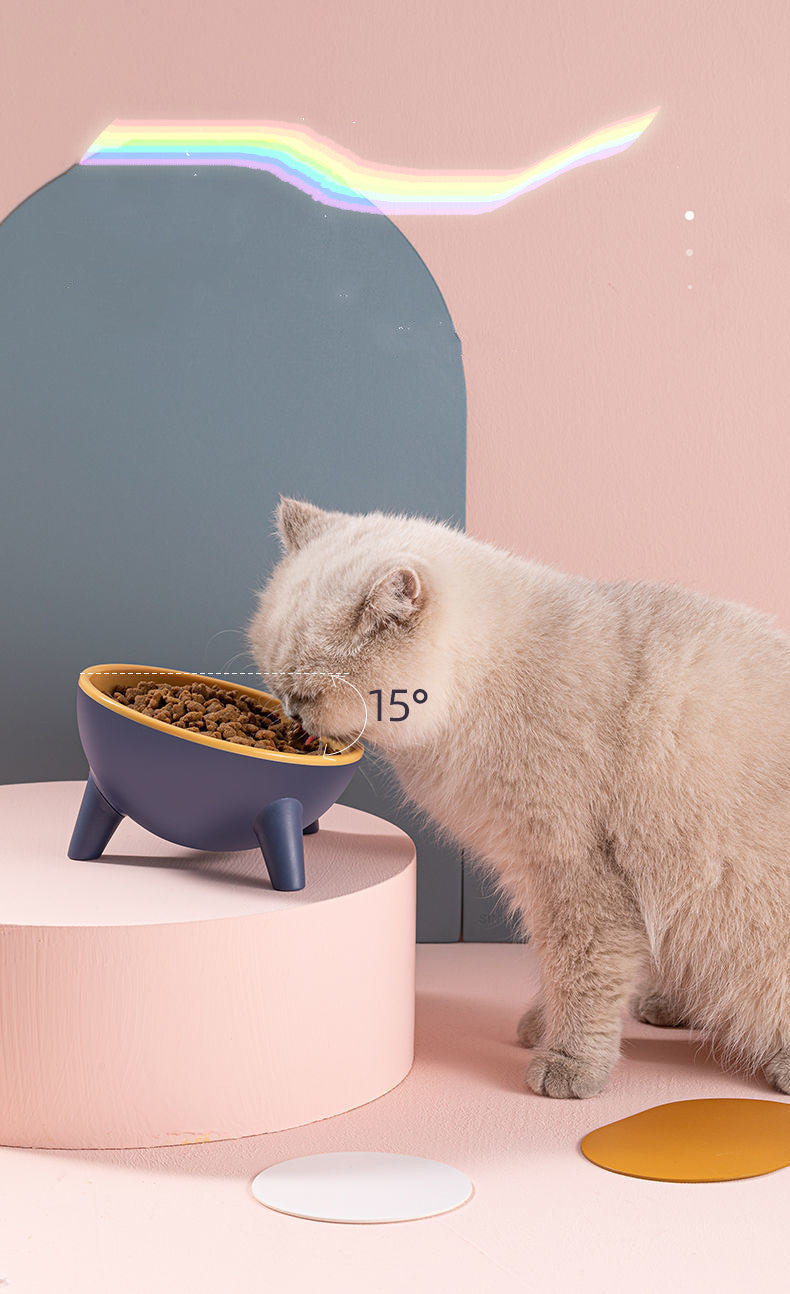 スタンド付き猫犬用ボウル ペット用給餌食器 犬ウサギ用北欧カラーフィーダー ペット用品