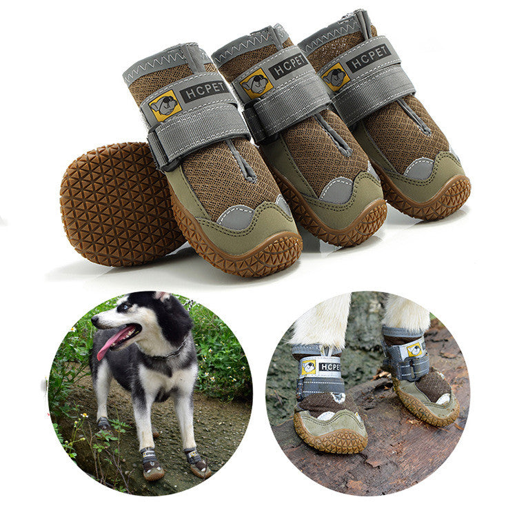 ペット犬の靴 夏用通気性ペットシューズ