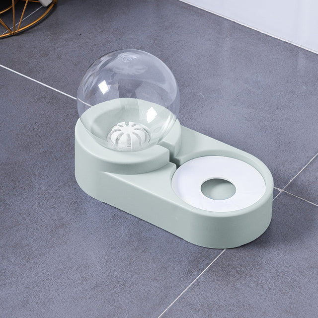 新製品 バブルボール ペット用給水器 犬猫兼用 自動給餌器 1.8L 子猫用 飲水ボウル 給餌コンテナ