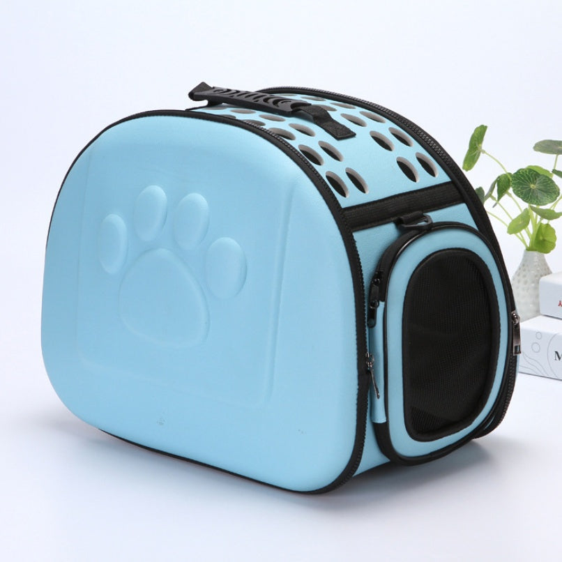 EVA製ペット用おでかけバッグ 猫・小型犬用 通気性・ファッション性・携帯性・折りたたみ可能 旅行に