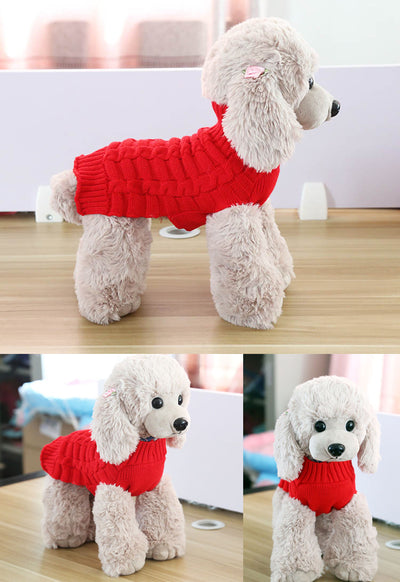 カシミアツイストロープペットセーター、犬服、ペット用品