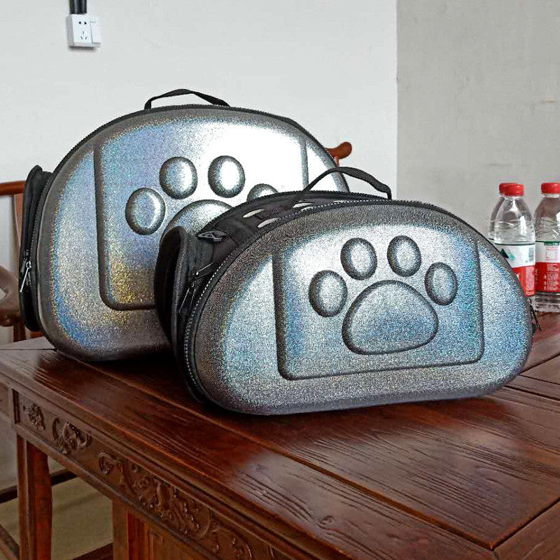 ペットキャリーバッグ ポータブル 屋外用 猫 折りたたみ式 犬 トラベル ペットバッグ 子犬用 肩掛け ドッグバッグ