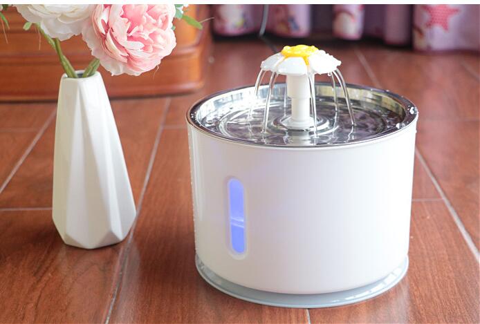 ファッショナブル自動給水器犬猫用給水機ペットボウル飲水器フィルター付き