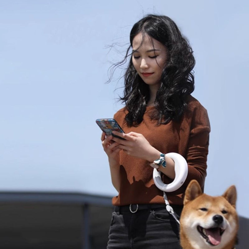 かわいい犬自動格納式犬用手持ちリード
