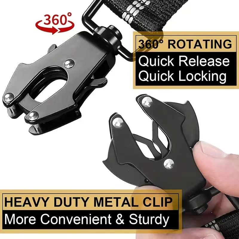 ペット用品 犬用フロッグバックル タクティカルハンドホールディングロープ セーフティーベルト