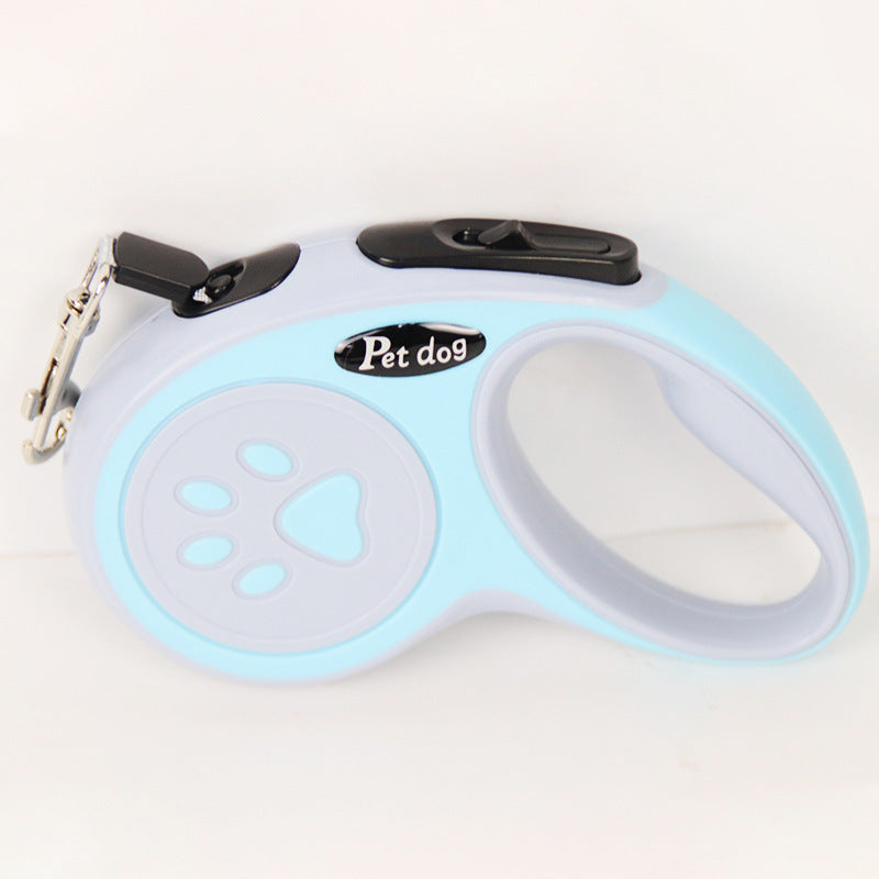 手持ちロープ 犬の散歩用ワンクリックブレーキ 伸縮リード 手持ちロープ