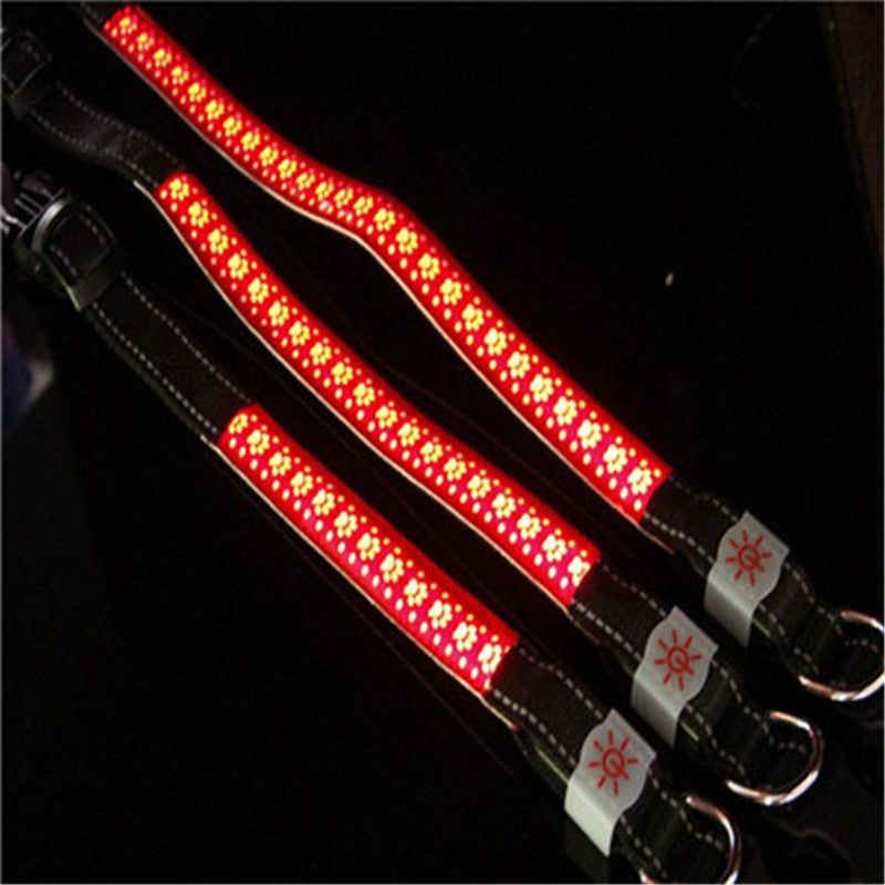 LEDライト首輪 ペット用首輪