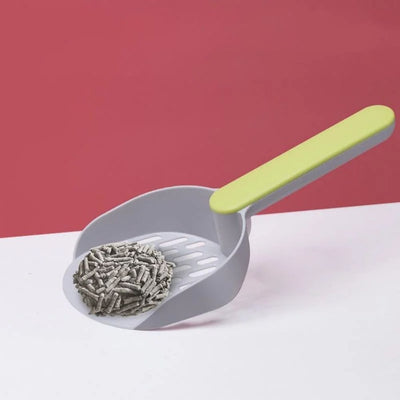 猫用トイレシャベル プラスチック製 猫うんちスクープ ペット清掃ツール 猫トイレ用品 耐久性のあるリッターボックスクリーナーシャベル
