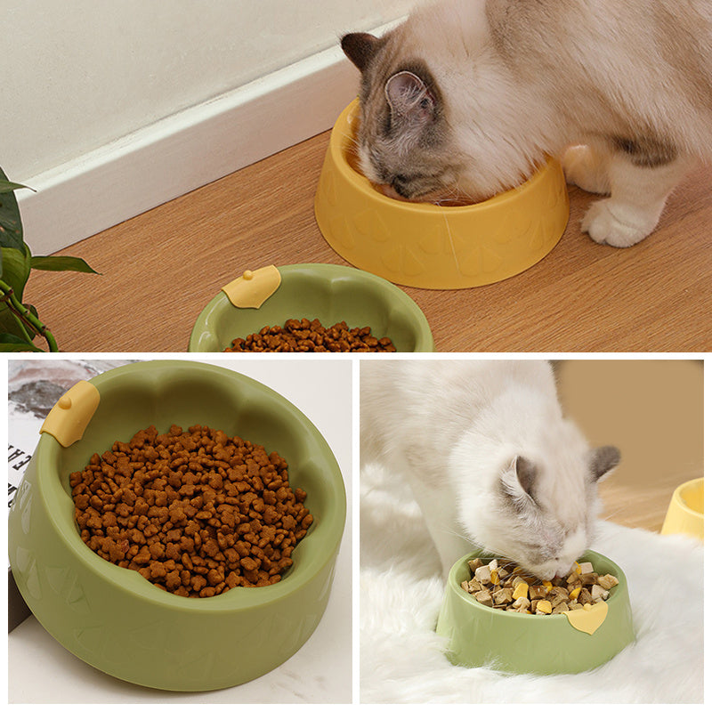 プラスチック製ペットボウル 犬猫用食器 室内用 ペットダブルボウル ドッグフード ウォーターフィーダー 猫 小型犬用 大容量ボウル