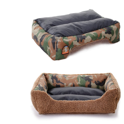 ミリタリー風カモフラージュ犬小屋