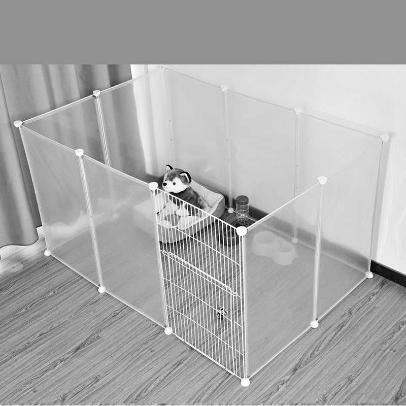 フル透明樹脂製ペットフェンス、屋内犬ケージ、自由組み合わせ猫フェンス