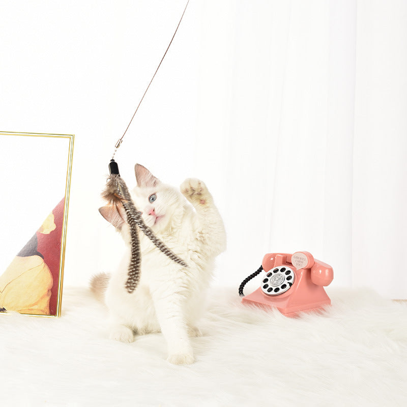 ペット 犬 猫 おもちゃ 羽根 面白い猫スティック