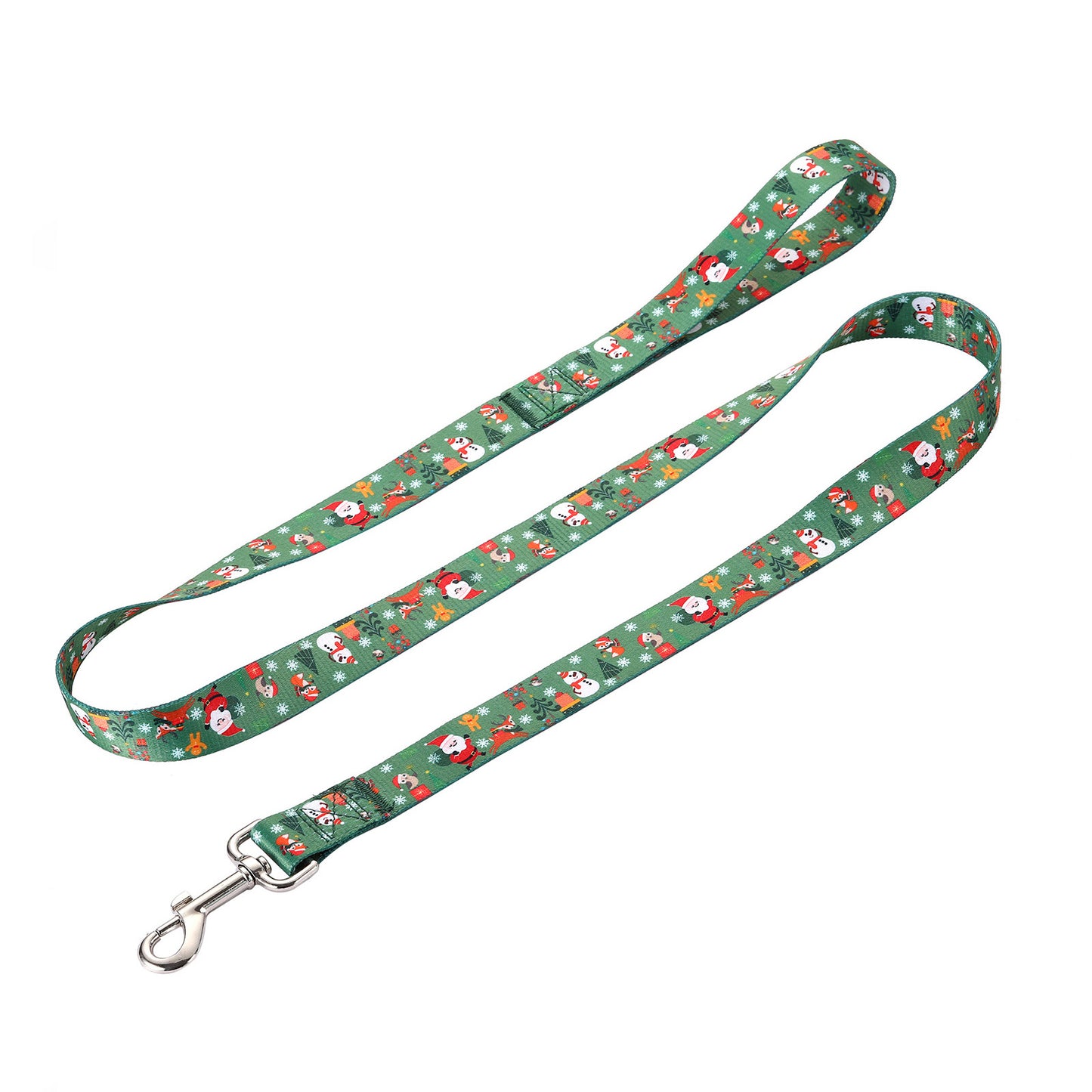 クリスマスカラーペットハンドロープ犬用リード