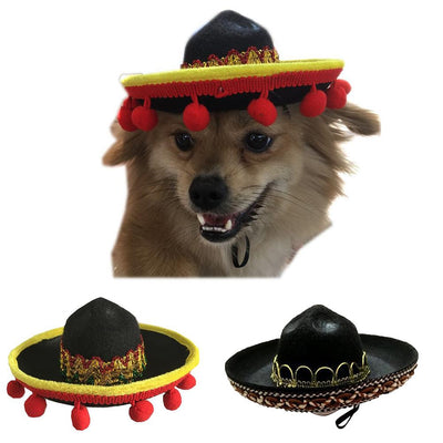 メキシカンスタイルペット帽子 犬用帽子 ペット用品