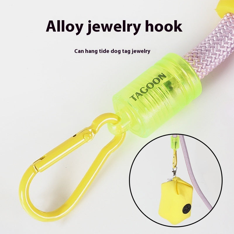 犬用手持ちロープクロスボディクラウドバブルコットンリード